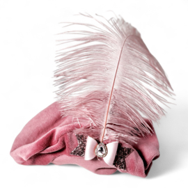 Pietenmuts Oud Roze  Strik