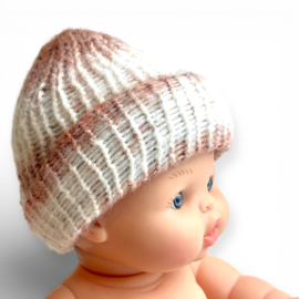 Gebreide Poppen Muts