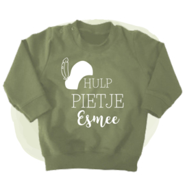 Sweater - Hulp pietje met naam - lief