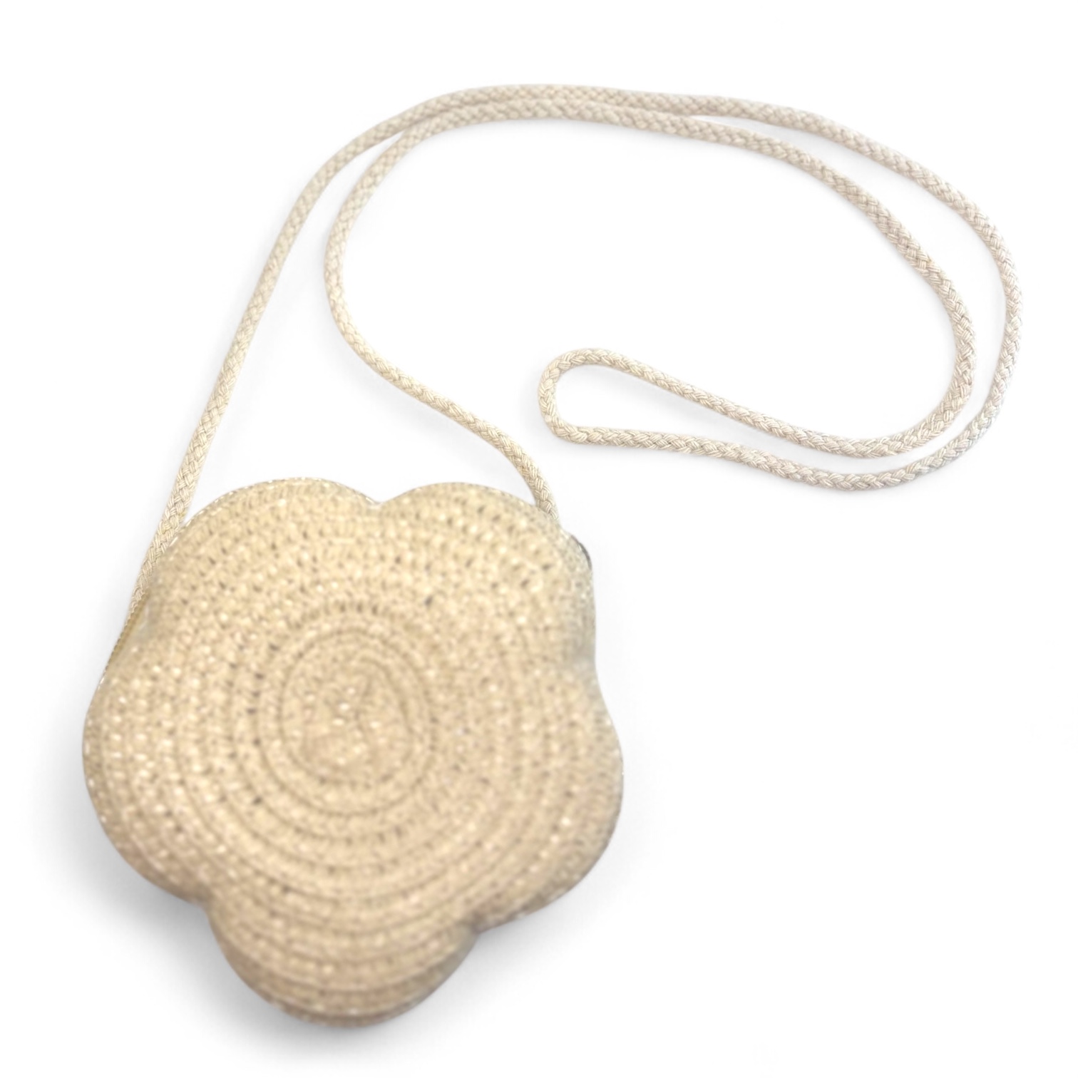 Tasje Bloem - Beige