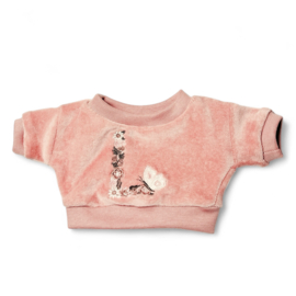 Poppen Sweater met Bloemen Letter