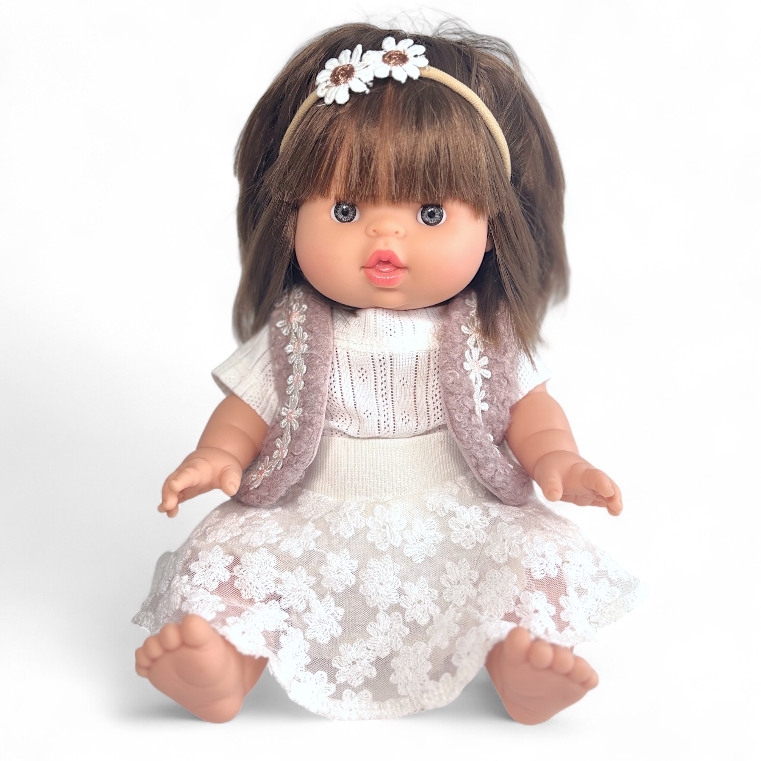 Poppenkleding setje - Rokje Romantic Flower