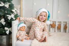 Poppenkleding setje - Kerst Candy Cane