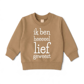 Sweater - Ik ben heel lief geweest