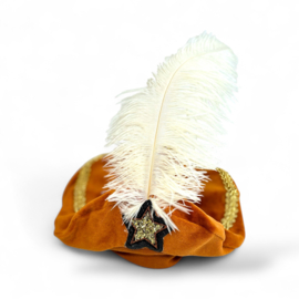 Pietenmuts Luxe - Cognac Ster