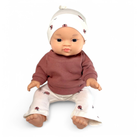 Poppenkleding setje - Flared Legging Ladybug