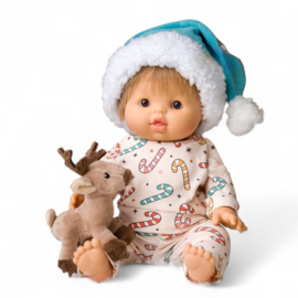 Poppenkleding setje - Kerst Candy Cane
