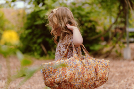 Poppen draagmand - Little Flowers