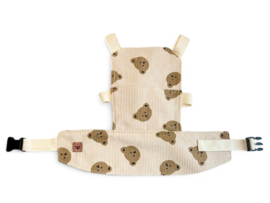 Poppendraagzak - Rib Teddy Bear