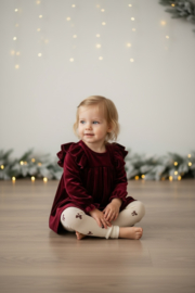 Jurkje - Velvet Bordeaux Rood