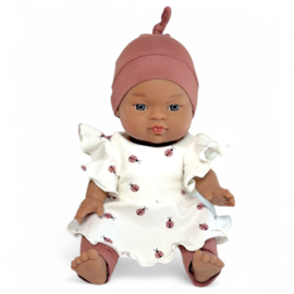 Poppenkleding setje - Jurkje Ladybug