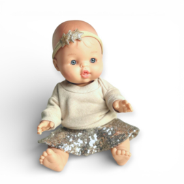 Poppenkleding setje - Pailletjjes