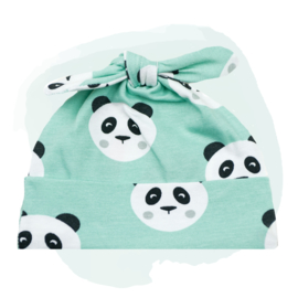 Knoopmutsje Panda Mint