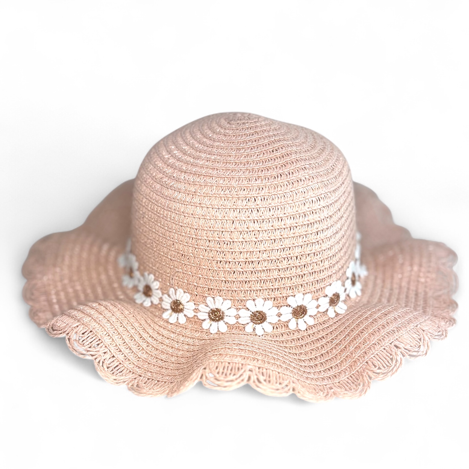 Zomerhoedje - Madelief - Vintage Roze