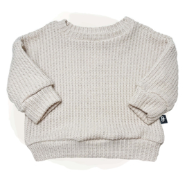 Sweater - Oversized Cable Sand