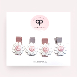 Haarspeldjes - Daisy Color Pink