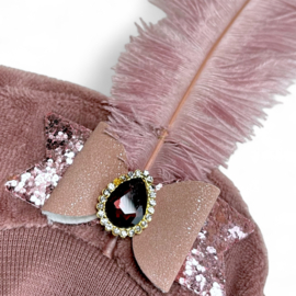 Pietenmuts Luxe - Mauve Strik
