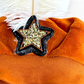 Pietenmuts Luxe - Cognac Ster