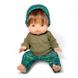 Poppenkleding setje - Sweater Tandwiel