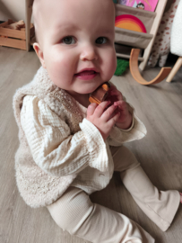 Flared Legging - Rib Natural