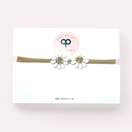Newborn Haarbandje - Madelief Sand