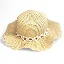 Zomerhoedje - Madelief - Beige