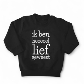 Sweater - Ik ben heel lief geweest