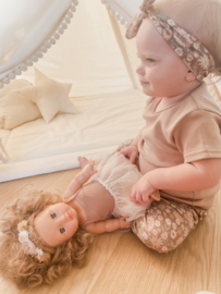 Poppenkleding setje - Ballerina Licht Bruin