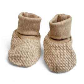 Slofjes - Small Cable Beige