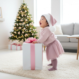 Vintage Roze Glitter Rokje