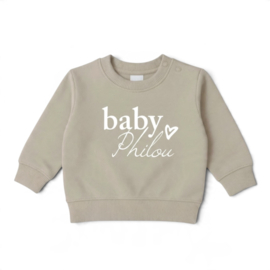 Sweater - Gepersonaliseerd baby naam