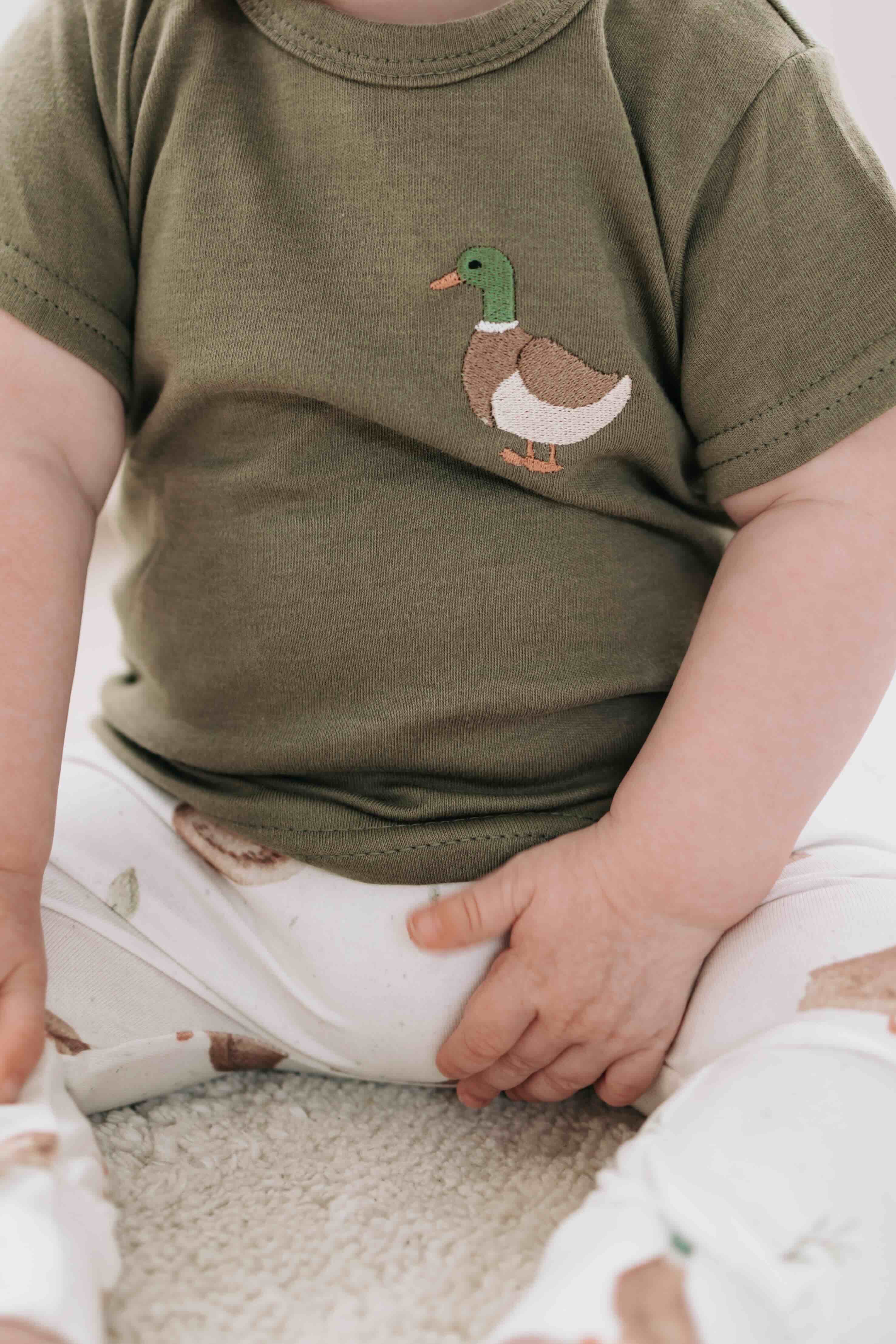 T-shirt Eendje - Geborduurd