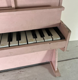 Vintage roze houten kinderpiano speelgoed piano color JRAAS