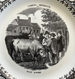 Gien Geoffroy et C. Frans keramiek bordje