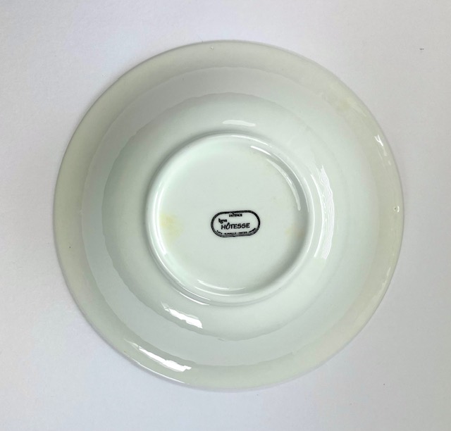 Faience ligne Hôtesse diepe presenteer schaal citroenen