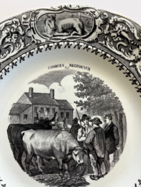 Gien Geoffroy et C. Frans keramiek bordje