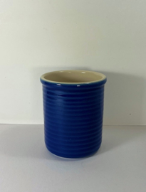 Emile Henry blauwe wijnkoeler Franse keramiek