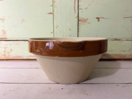 Digoin Sarreguemines grès kom beslagkom met tuit