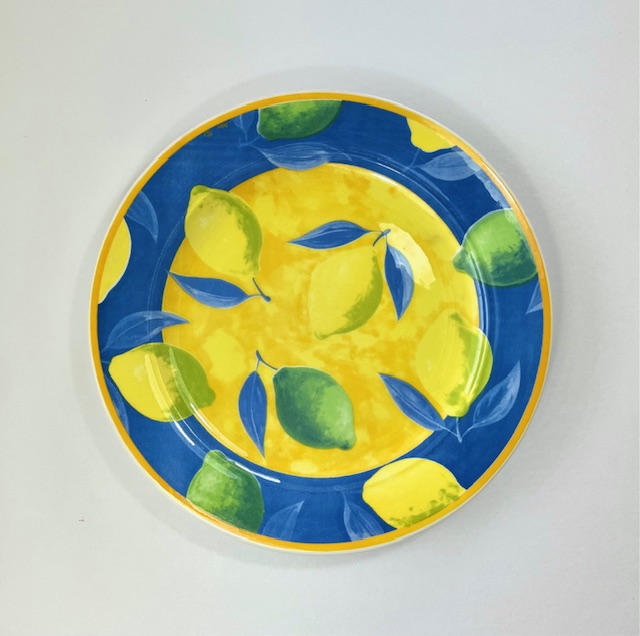 Faience ligne Hôtesse presenteer bord groot plat bord citroenen