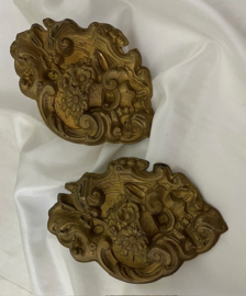 Antiek Frans bloemen Ormolu ornament Bronze Doré