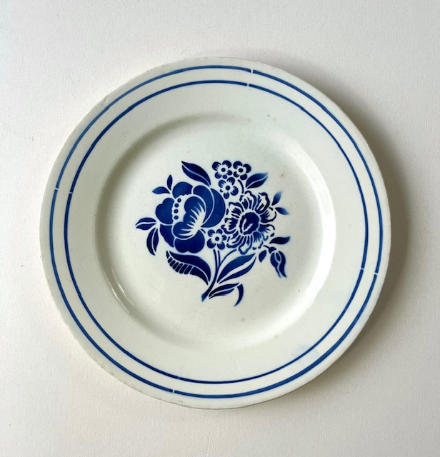 Digoin Sarreguemines Fleur Bleue ontbijtbordje