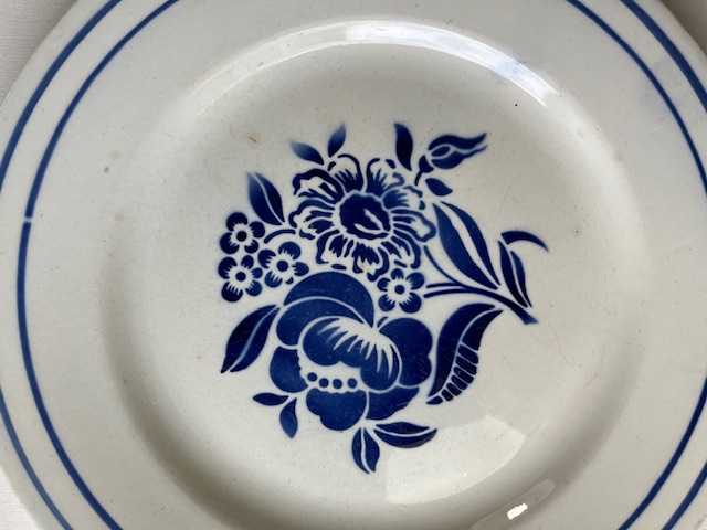 Digoin Sarreguemines Fleur Bleue ontbijtbordje
