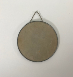 Ronde religieuze hanger met afbeelding Theresia van Liseux