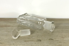 Frans mini stolp flesje met luchtbelletjes apothekersflesje