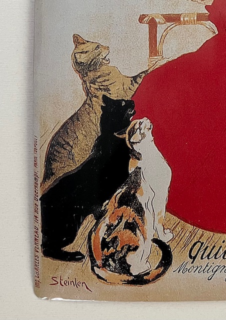 Vintage Franse reclamekaart Lait pur de la Vingeanne Stérilisé