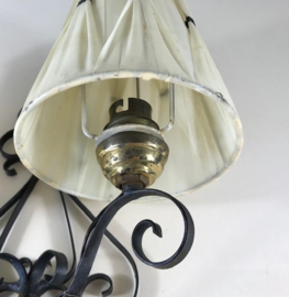 Nostalgisch Frans wandlampje met twee lichtpunten retro
