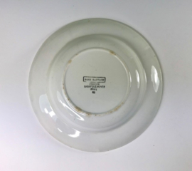 Digoin Sarreguemines Rose Sauvage soepbord diep bord 1922-1965
