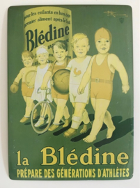 Franse reclamekaart carte metal La Bledine
