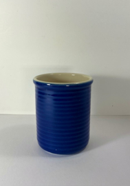 Emile Henry blauwe wijnkoeler Franse keramiek