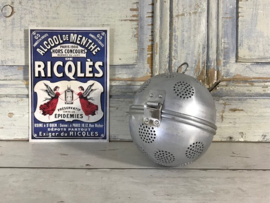 Aluminium rijstbal boule à riz uit de jaren 50